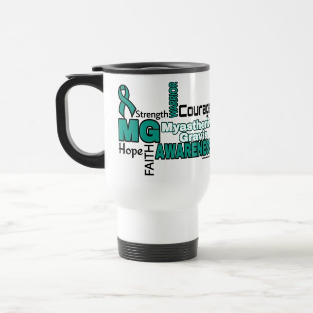 Mug De Voyage Mots...Myasthenia Gravis (Gauche)