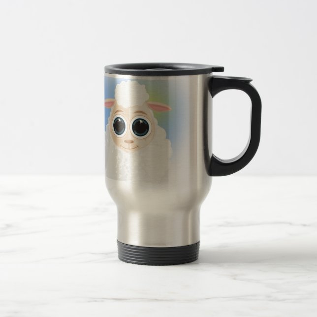 Mug De Voyage Mouton blanc (Droit)