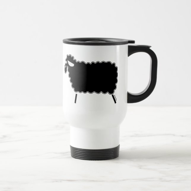 Mug De Voyage Moutons noirs (Droite)