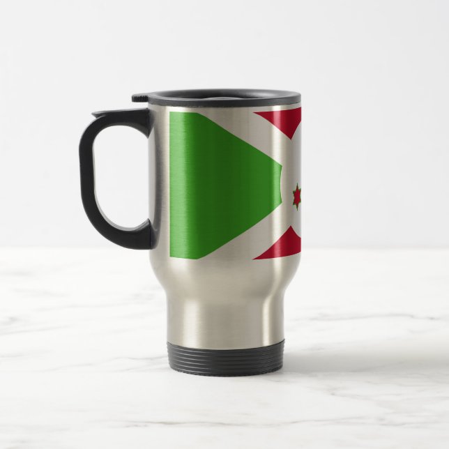 Mug De Voyage Mug Voyage avec Drapeau du Burundi (Gauche)