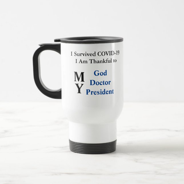 Mug De Voyage Mug Voyage Covid Survid (Gauche)