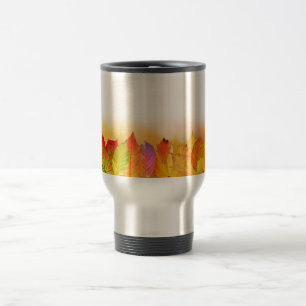 Mug De Voyage Mug voyage en acier inoxydable d'automne.