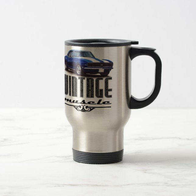 Mug De Voyage Muscle Camaro vintage (Droit)