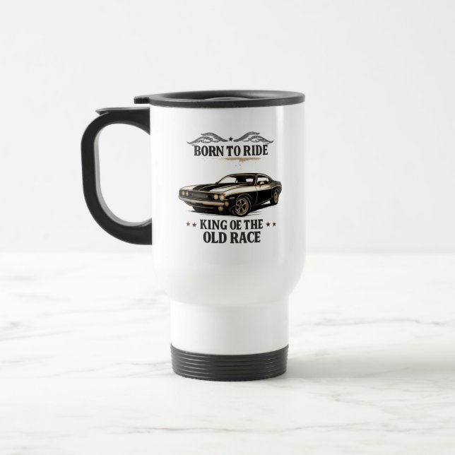 Mug de voyage Muscle Car Classique (Gauche)