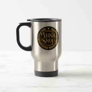Mug De Voyage Music Snob - amoureux de musique amusante