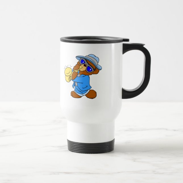 Mug De Voyage Musicien d'ours de nounours (Droite)