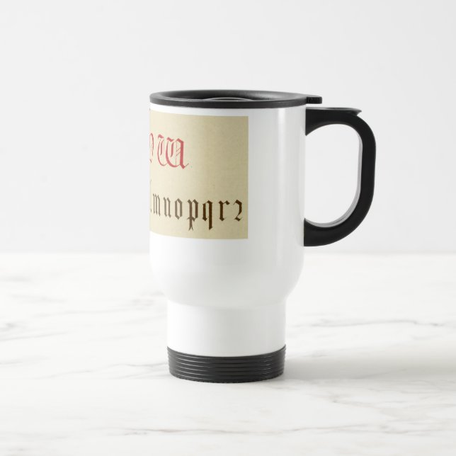 Mug De Voyage Musique Alphabet (Droite)
