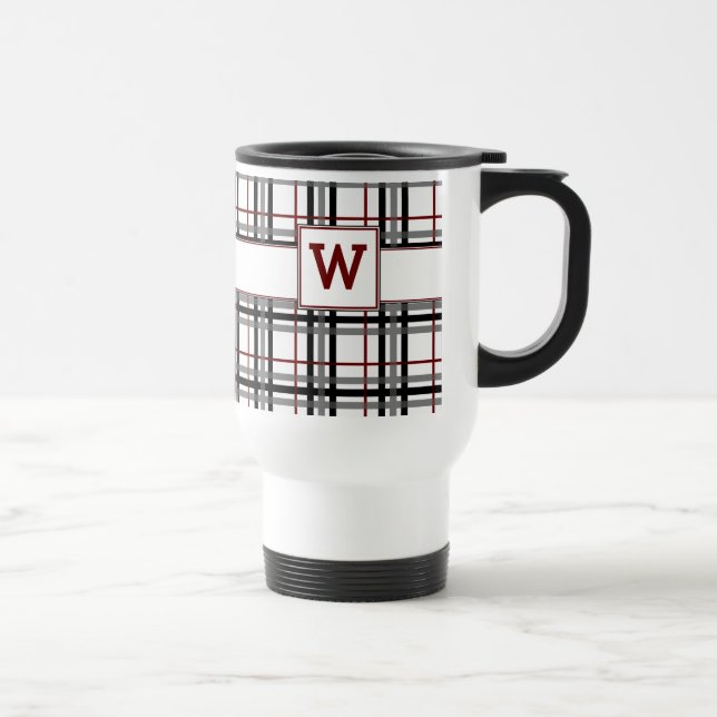 Mug De Voyage Musique blanche et rouge (Droite)