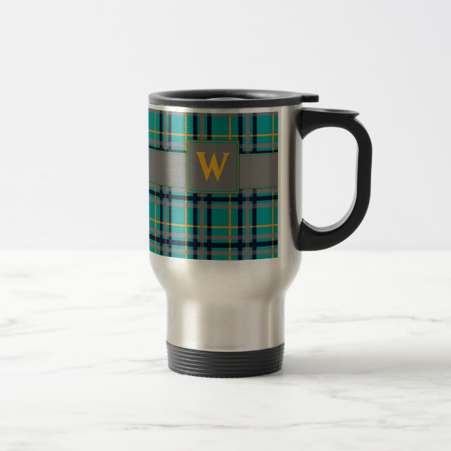 Mug De Voyage Musique bleue et orange (Droit)