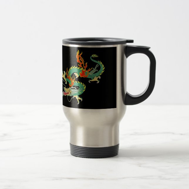 Mug De Voyage Musique chinoise de voyage dragon (Droit)