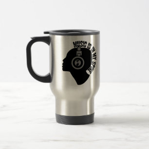 Mug De Voyage Musique - choisir style et couleur