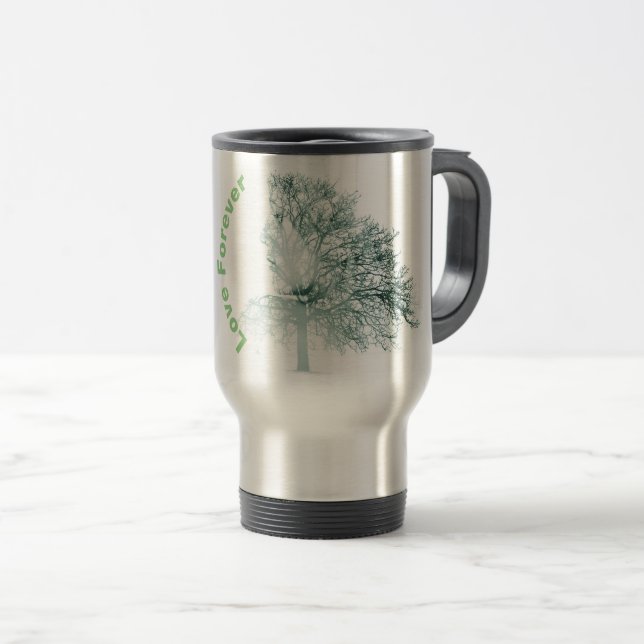 Mug De Voyage Musique d'arbre pour femmes (Devant droit)