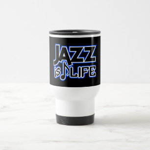 Mug De Voyage Musique de jazz - choisissez style et couleur