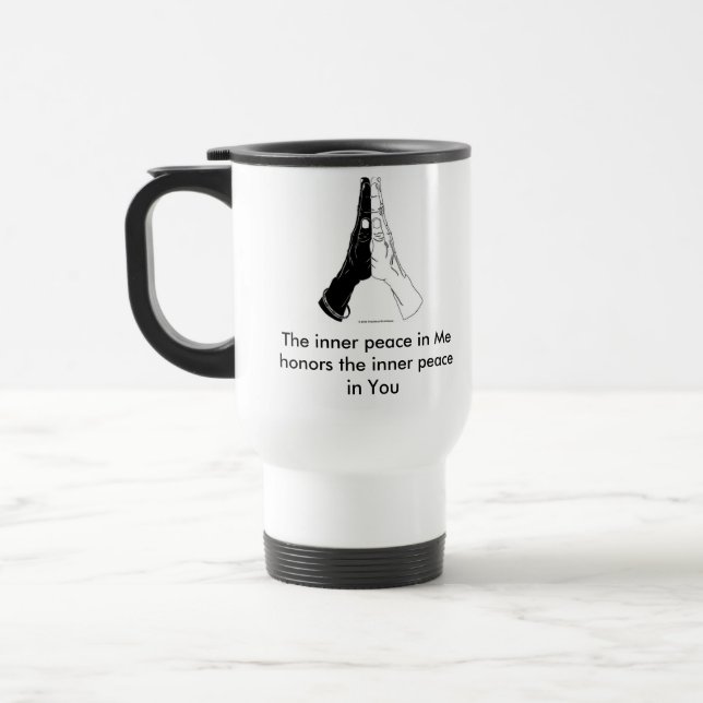 Mug De Voyage Musique de paix intérieure (Gauche)