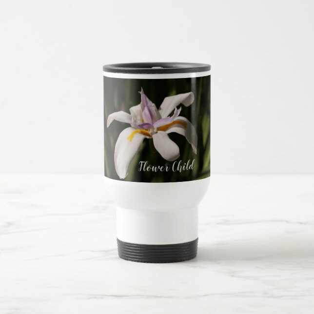 Mug De Voyage Musique de voyage à fleurs Lily (Centre)