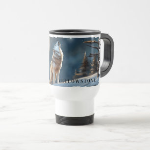 Mug De Voyage Musique de voyage du loup de Yellowstone