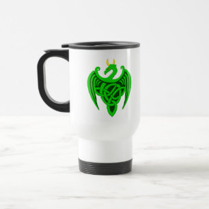 Mug De Voyage Musique de voyage Green Celtic Dragon