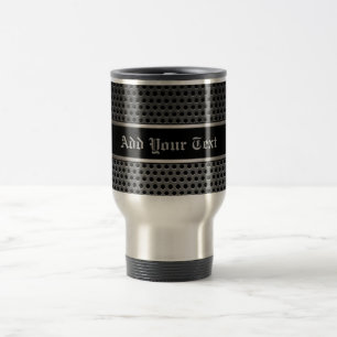 Mug De Voyage Musique de voyage - Noir inoxydable de carbone