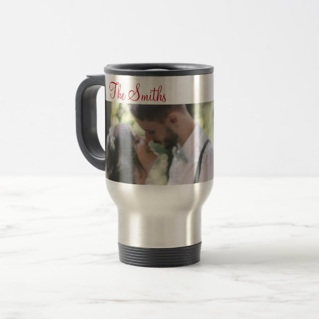 Mug De Voyage Musique de voyage personnalisée (Devant gauche)