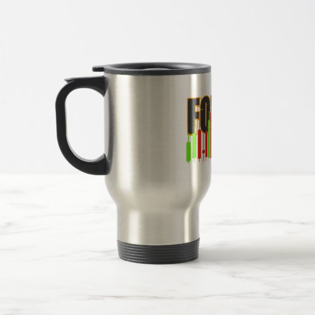 Mug De Voyage Musique du commerçant Forex (Gauche)