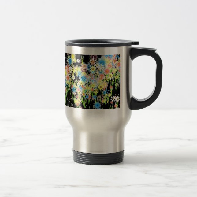 Mug De Voyage Musique du jardin de fleurs (Droit)