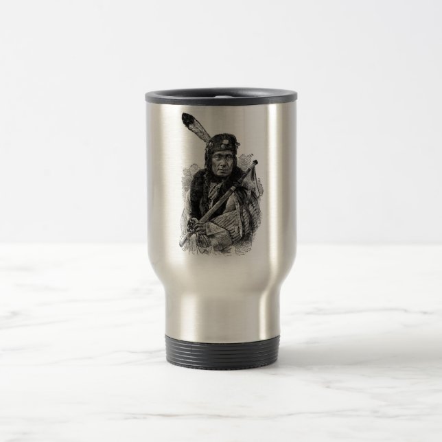 Mug De Voyage Musique en chef indien (Centre)