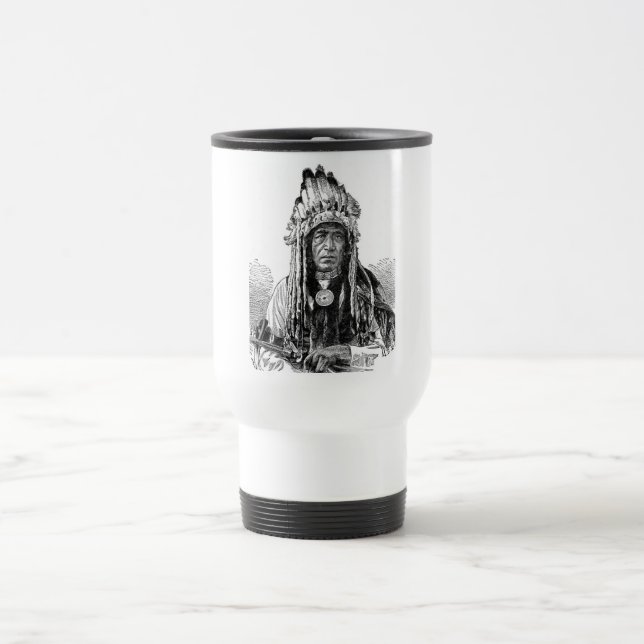 Mug De Voyage Musique en chef indien (Centre)