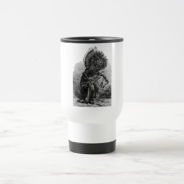 Mug De Voyage Musique en chef indien (Centre)