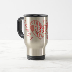 Mug De Voyage Musique Heureuse Sainte-Valentin
