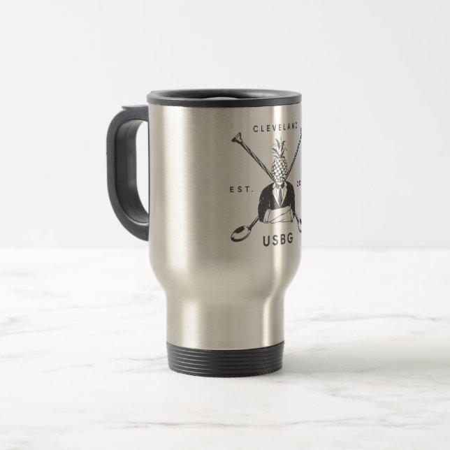 Mug De Voyage Musique inoxydable (Devant gauche)