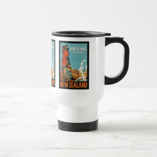 Mug De Voyage Musique vintage néo-zélandaise (Droite)