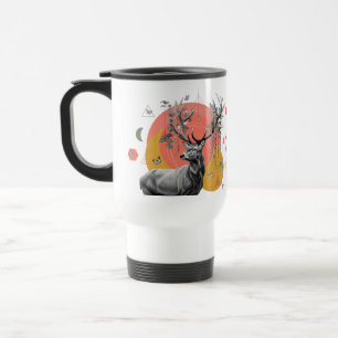 Mug De Voyage Mystic Deer Collage