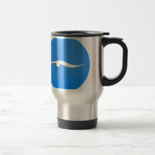 Mug De Voyage nage_in_Blue2Logo de natation sur T-shirt