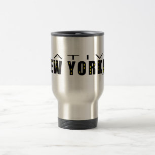 Mug De Voyage Natif New Yorkais noir