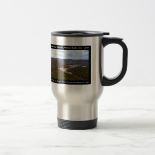 Mug De Voyage National Park Anniversary Hot Springs Vue d'automn