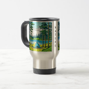 Mug De Voyage Nature et Camping Art Ai