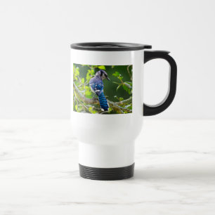 Mug De Voyage Nature Photographie Shy Blue Jay Vêtements Cadeaux