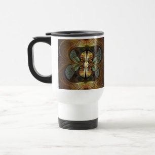 Mug De Voyage Natures Matrix Bumble Bee Abstrait