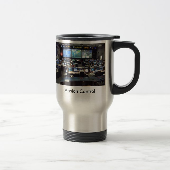 Mug De Voyage Navette de Centre de contrôle de la mission, (Droit)