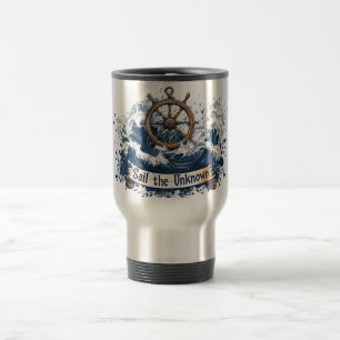 Mug De Voyage « Naviguer l'inconnu » - Conception inspirée du n