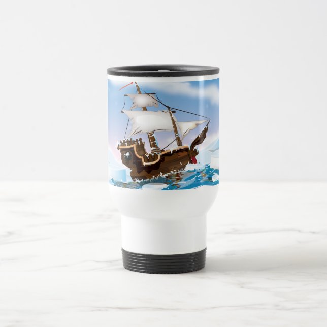 Mug De Voyage Navire de brise-glace (Centre)