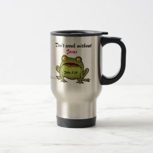 Mug De Voyage Ne croasse pas sans Jésus