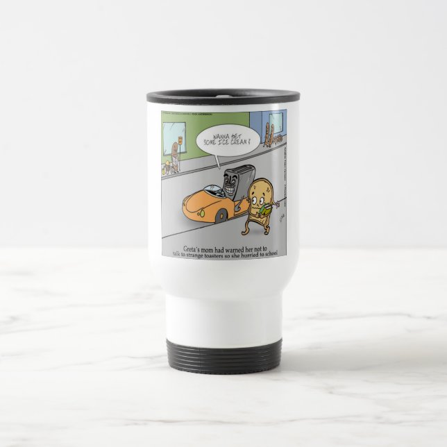 Mug De Voyage Ne Parlez Pas Aux Inconnus Drôle (Centre)