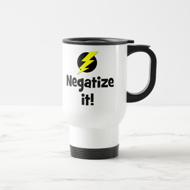 Mug De Voyage Négatisez-le à gauche (Droite)