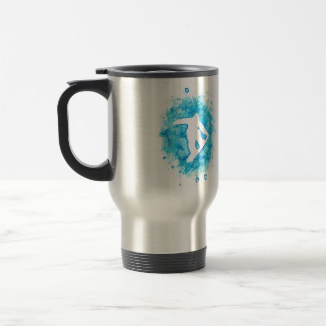 Mug De Voyage Neige poudreuse pour le peuple (Gauche)