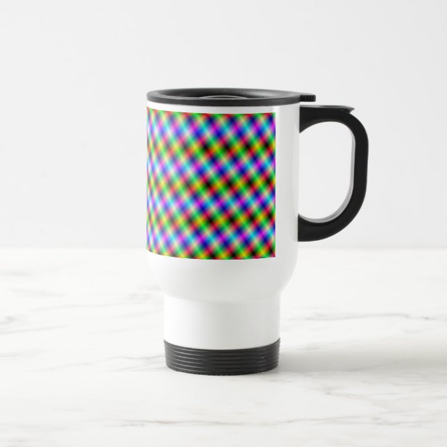 Mug De Voyage Neon Crosshatch (Droite)