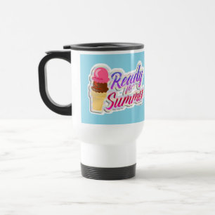 Mug De Voyage Neon Fun Ready for Summer Froid Treat Motto