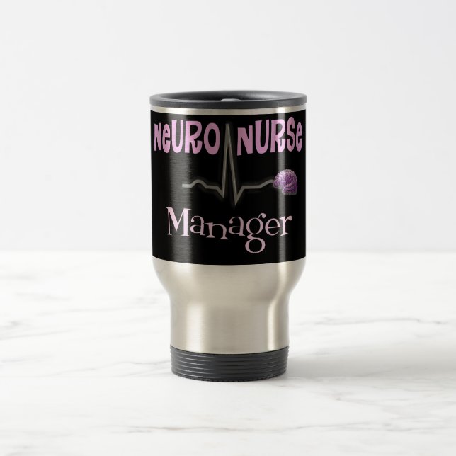 Mug De Voyage Neuro- cadeaux de directeur d'infirmière (Centre)