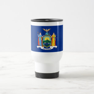 Mug De Voyage New York : The Empire State, Home Big Apple Flag