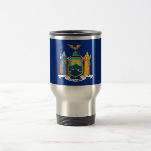Mug De Voyage New York : The Empire State, Home Big Apple Flag